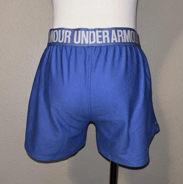 Under Armour Blue Athletic Shorts - Image 2