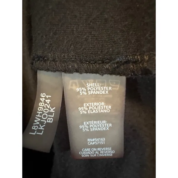 Karl Lagerfeld Paris Black Velvet Bow Sleeve Top XL L8WH9846‎ - Image 4