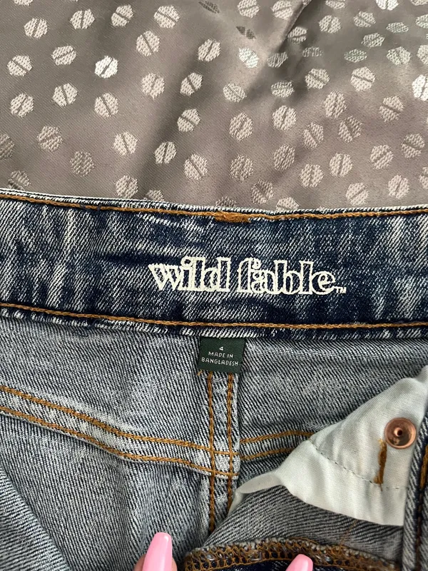 Target High Waisted Mini Jean Skirt - Image 2