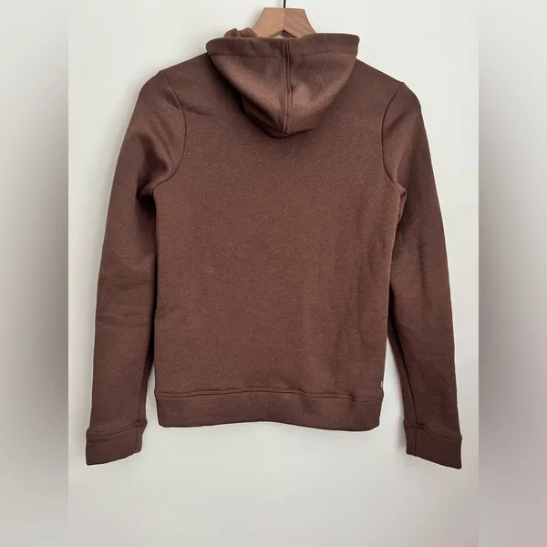 NOBULL Performance Pullover Hoodie XS Mocha Brown - Image 3