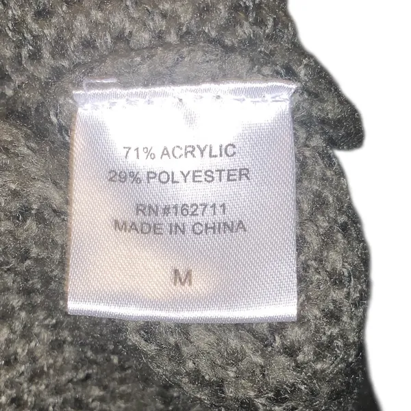NWT Hooked Up by IOT Juniors Cable-Knit Button-Front Sweater Green - Image 10