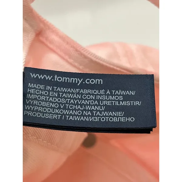 Tommy Hilfiger Tie Dye Baseball Cap Women OS Pink‎ Adjustable Embroidered Logo - Image 9