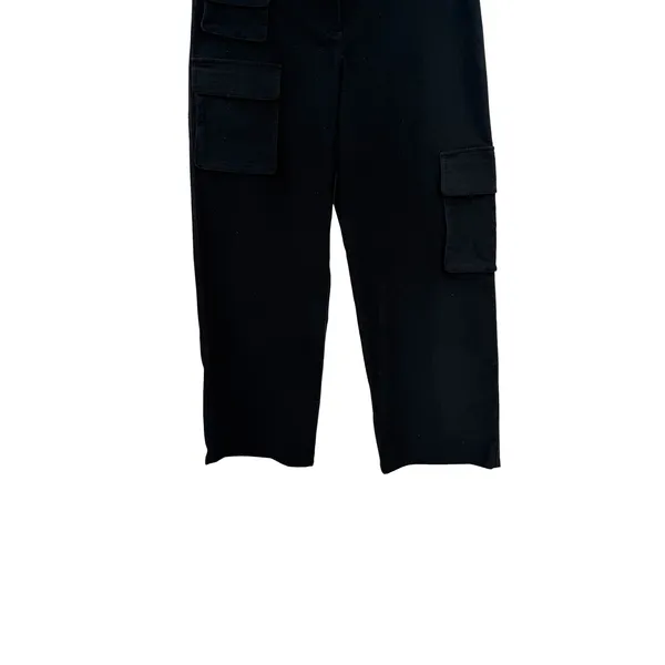 Aritzia Wilfred Free Picture Cargo Pant Black‎ Wide Leg Utility Size 10 - Image 6