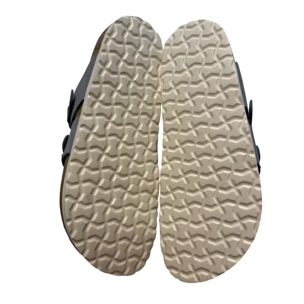 Cushionaire Luna Cork Footbed Sandal Suedes in Blue, Size 7.5 - Image 5