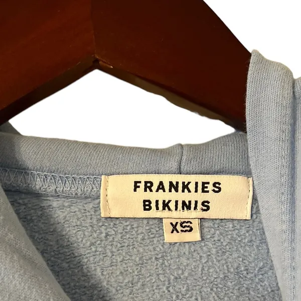 Frankie’s Bikinis Aiden Embroidered Blue Hoodie Sweatshirt Pullover - Image 8