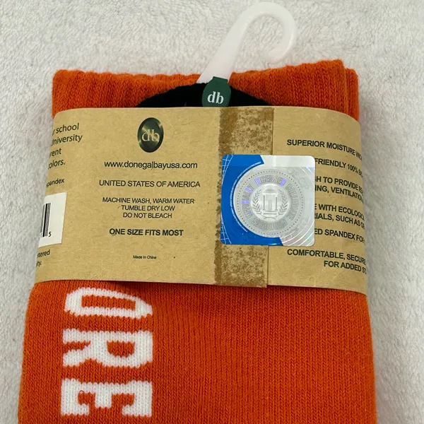 Oregon State Beavers NCAA Football Orange Donegal Bay Calf High College Socks - Image 4