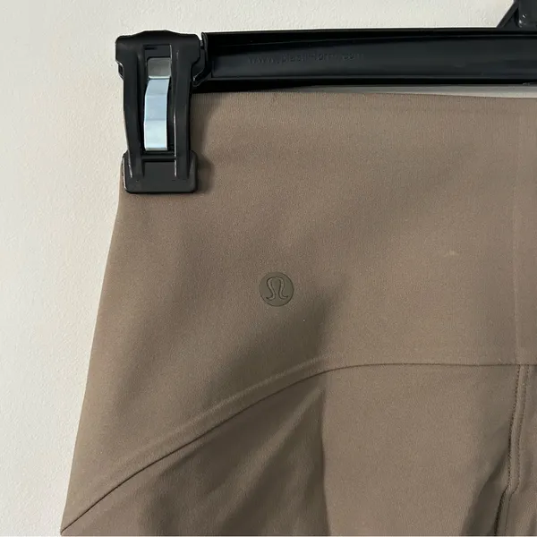 Lululemon Smooth Fit High Rise Flare Leg Pull On Casual Neutral Pants Tan 27in 0 - Image 6