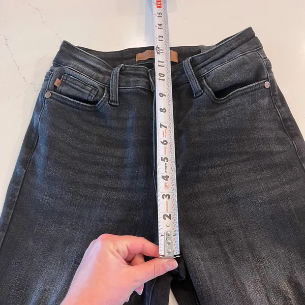 Judy Blue Straight Fit Black‎ Jeans size 3 /26 - Image 10