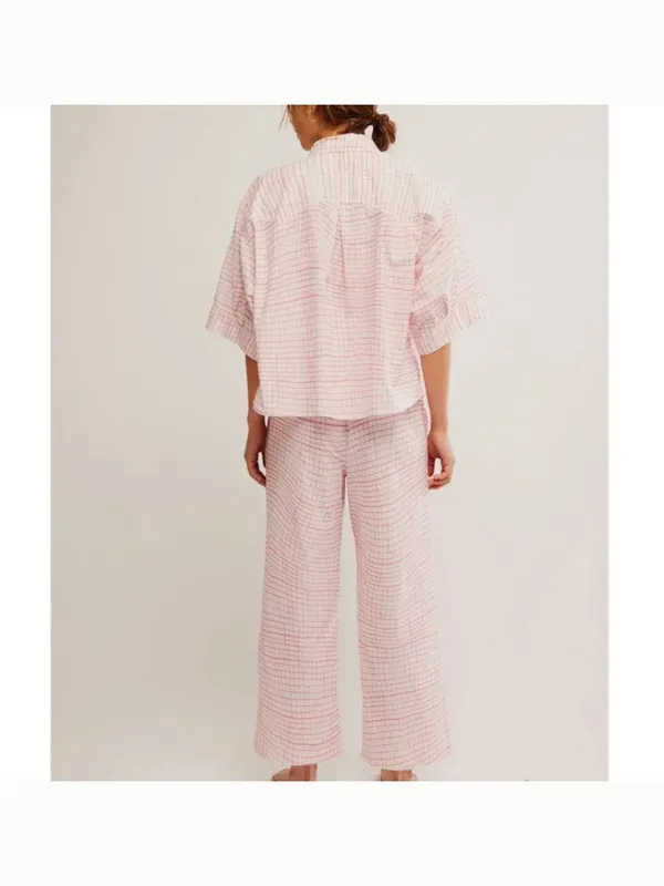 FREE PEOPLE Summer Sleeper Printed Set / Strawberry Shortcake - Image 3