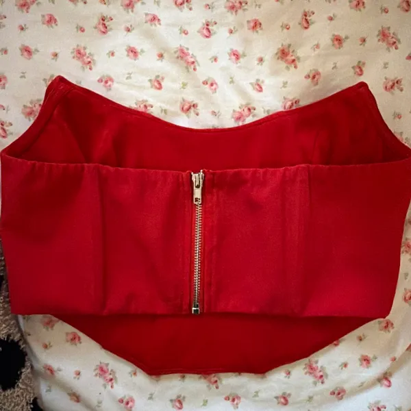 White fox 'Patience' corset top - size M! - Image 3