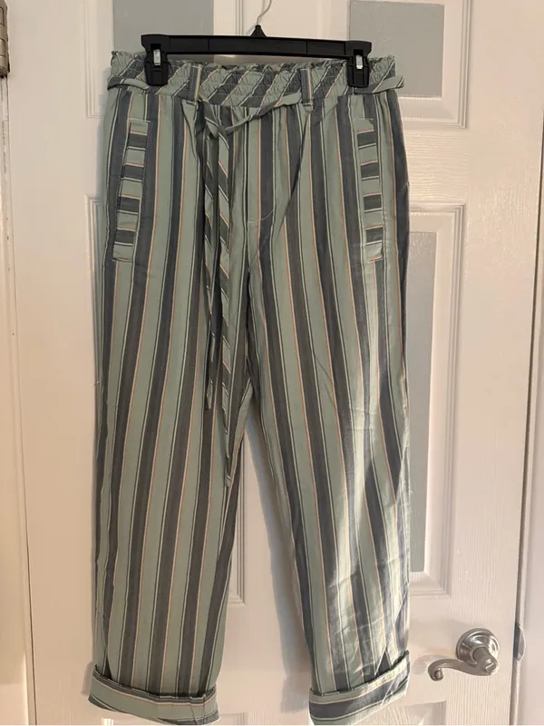 Free People Marielle Striped Pull On Pants - Image 3