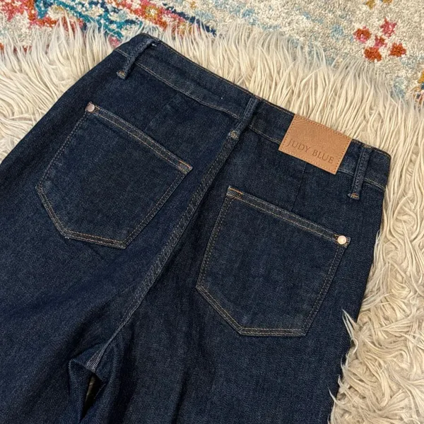 Judy blue wide leg dark jeans size 1/25 - Image 4