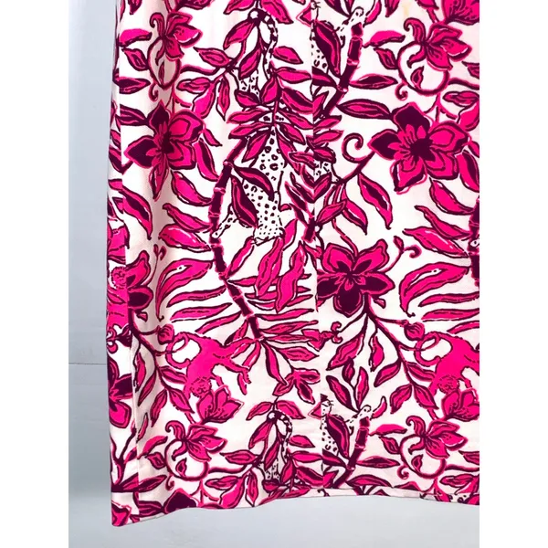 Lilly Pulitzer Mila Dress Size 6 Elderflower Blossom Lil Escape Plan Pink Floral - Image 9