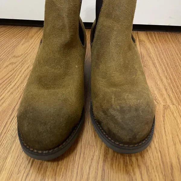 FRYE supply wheat brown oil resistant ankle slip on chelsea boot size 7 fr40502f - Image 2