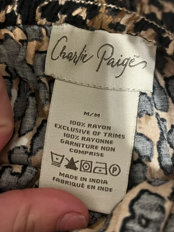 Charlie Paige Cheetah Print Skirt - Image 3