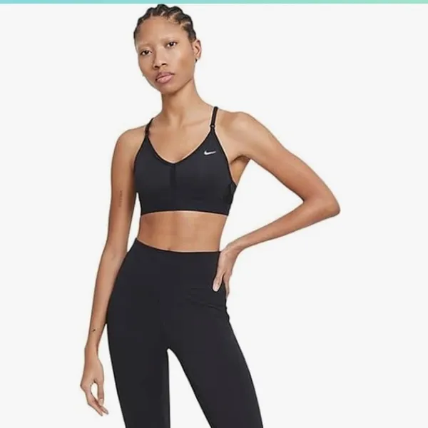 Nike Indy wire-free black sports bra large - Image 4