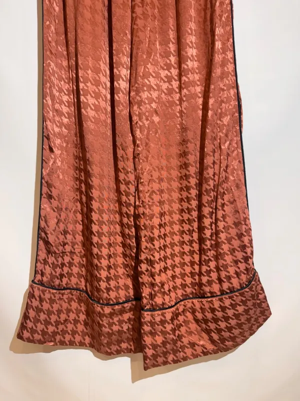 Free People Floral Print Wide Leg Boho Pants Palazzo Trousers Size Small - Image 4