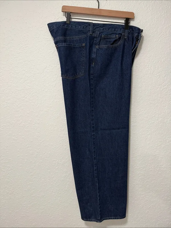 NWT OLD NAVY Mid Rise WOW Baggy Wide Leg Blue Jeans Size 16 - Image 9