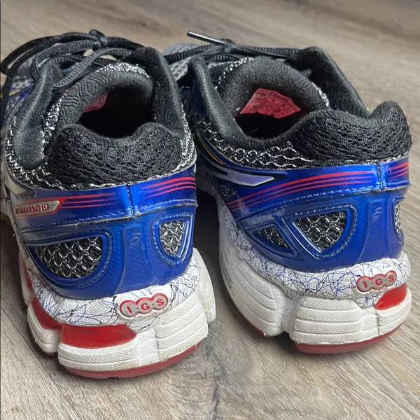 ASICS Blue and Black Athletic Sneakers - Image 6