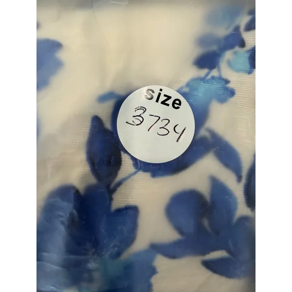 Commense Resort Sunshine Blue Floral Vacation Casual Maxi Dress NWT Small - Image 5