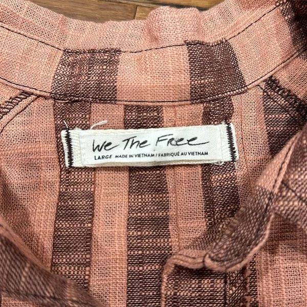 We The Free Woven Away At Sea woven stripe top - Image 3