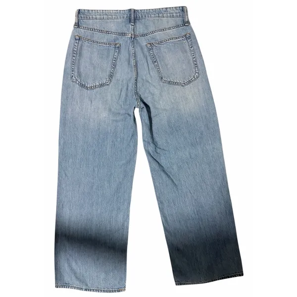 Rag & Bone Lori Mid-Rise‎ Crop Jeans Light Wash Women's Size 27 - Image 2