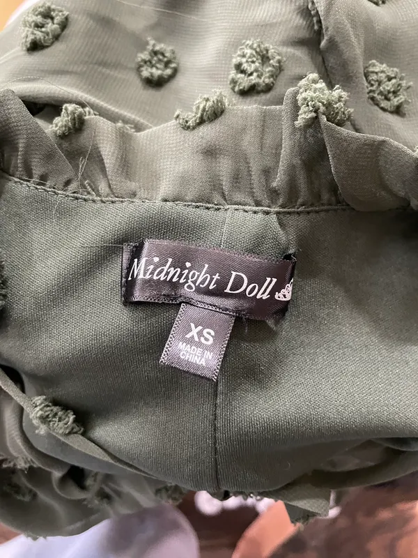 Midnight Doll Green Dress - Image 3