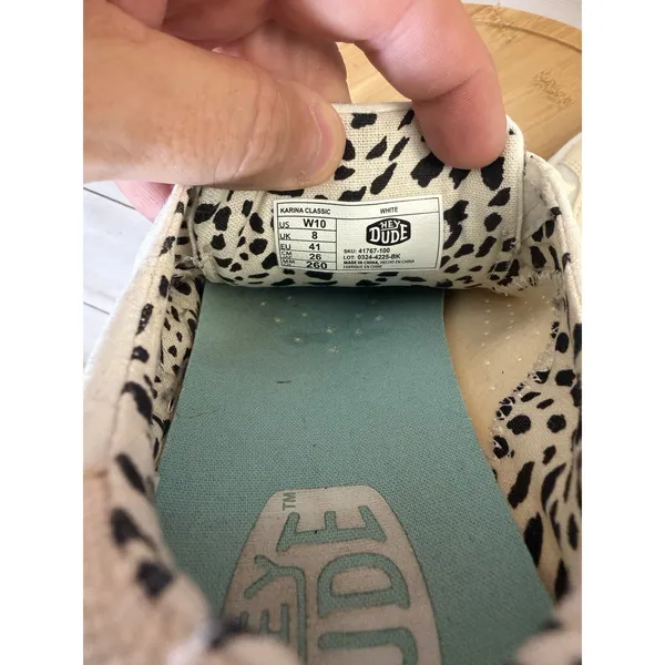 Hey Dude Karina Classic "Womens Size 10" Slip on Shoes Sneakers Beach Casual ** - Image 6