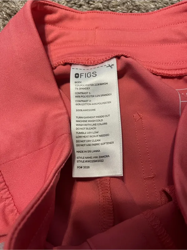 Figs Women's Rose Quartz Zamora Jogger Scrub Pants Small‎ - Image 4