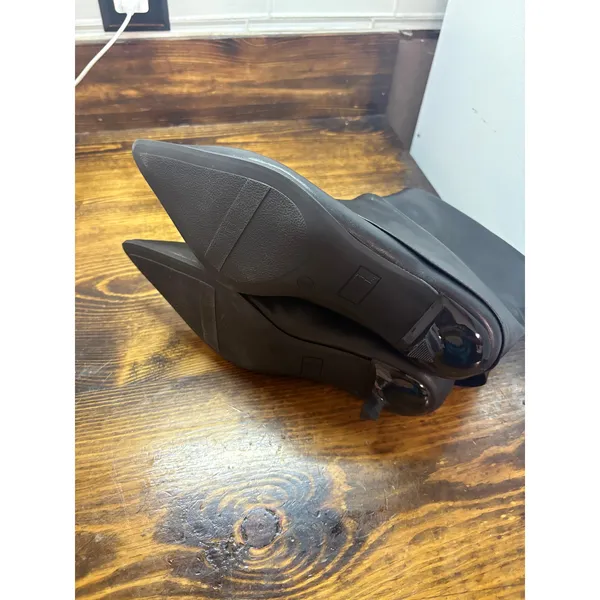 Time And Tru‎ Kitten Heel Boots Size 6 Black - Image 5