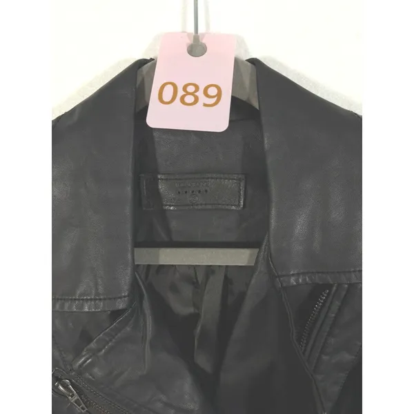 BlankNYC Black Vegan Leather Asymmetrical Moto Jacket XS - Image 4