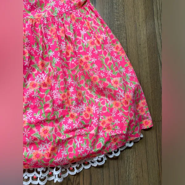 Lilly Pulitzer neon pink floral dress 8 - Image 4
