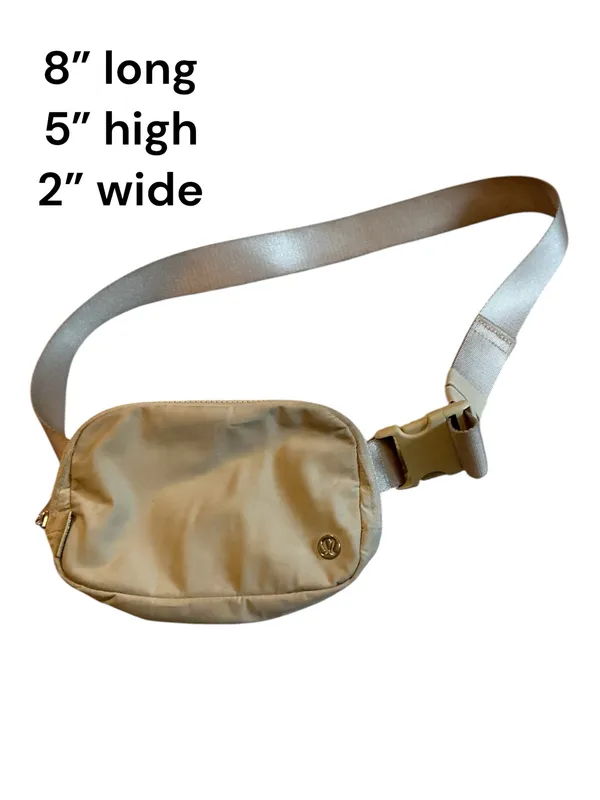 Lululemon Everywhere Belt Bag 1L – Neutral Beige / Trench (NWOT) - Image 4