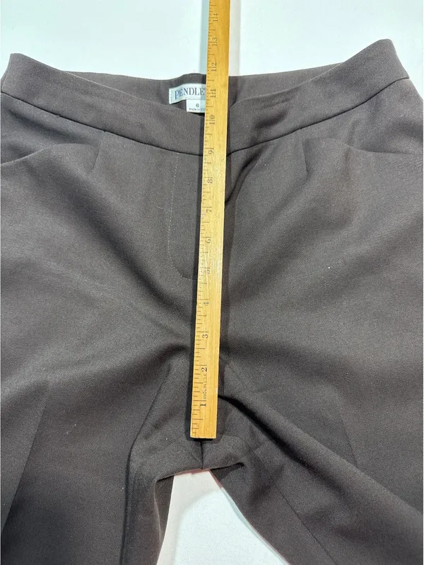 Pendleton Classic Brown Dress Pants Size S - Made in USA! - Image 4