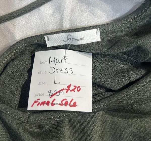 Soprano Green Marc Maxi Dress - Size L - Image 7