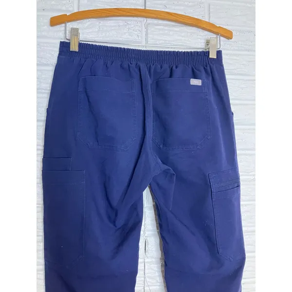 FIGS Technical Collection Scrub Pants Women XS Navy Blue Excellent Straight Leg - Image 4