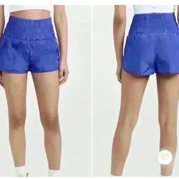 FREE PEOPLE Movement The Way Home Short Electric Colbalt Blue Purple Sz S Active - Image 2