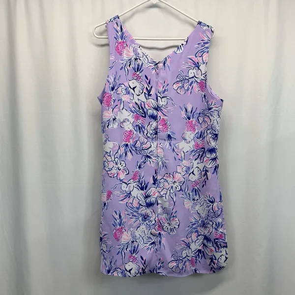 Lilly Pulitzer Trunks in the Air Ronnie Dress 14 Coastal Preppy Resort Purple - Image 6