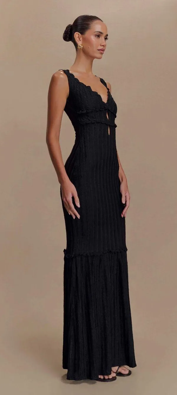 Meshki Dress Maxi Black - Image 4