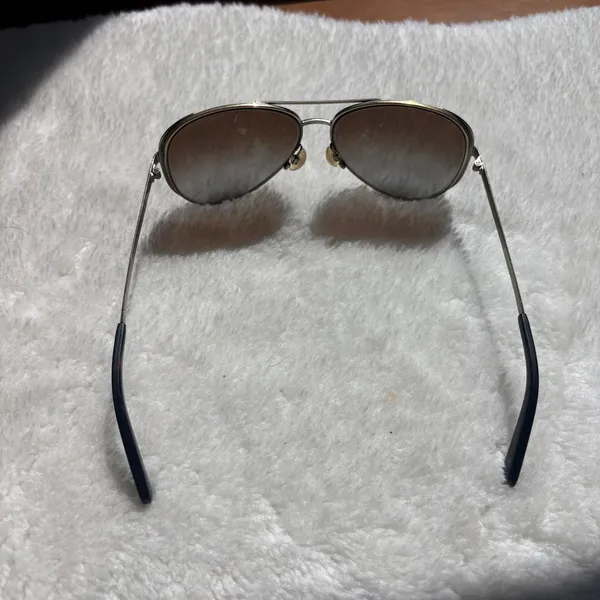 Michael Kors Silver Aviator Sunglasses Polarized 1014T8 59-13-135 - Image 4