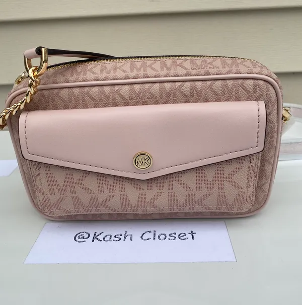 MK MD Pocket Camera Crossbody - Powder Blush Multi - Image 6