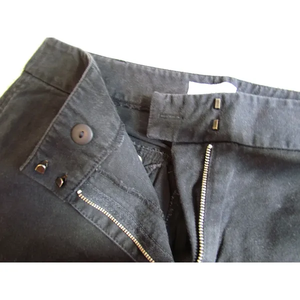 Ann Taylor LOFT Trousers 12P Black Petites Stretch Cropped‎ Business Casual - Image 6