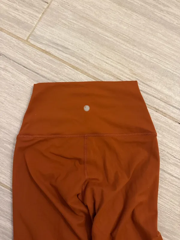 burnt orange yogalicious leggings - Image 2