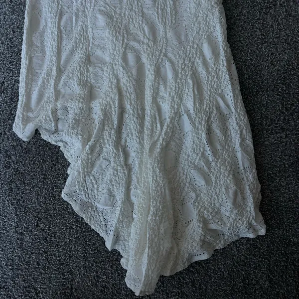 Peppermayo White Crochet Maxi Dress - Image 3