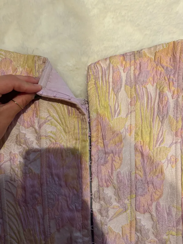 Cotton Candy LA Corset Top Crop - Image 2