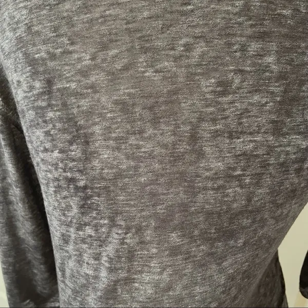 Free People grey burn out high low shirt - Image 8