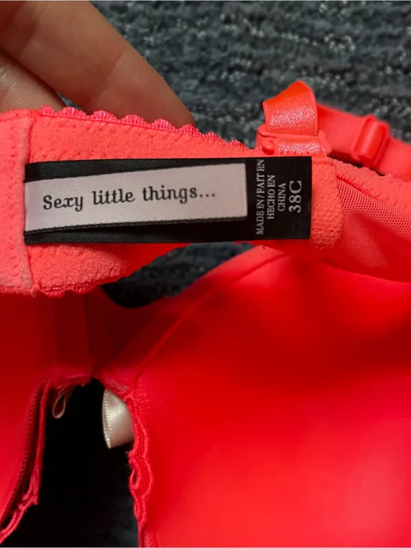 Victoria's Secret Pink Lace Demi Bra with Ribbon Detail - Image 2