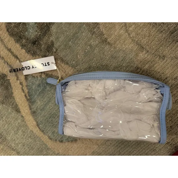 Stoney Clover Blue Trim Clear Travel Pouch NWT - Image 9