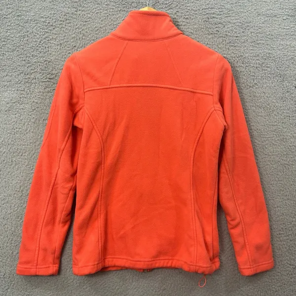 Columbia Jacket Womens S Orange Full Zip Long Sleeve Fleece Jacket Warm Soft‎ - Image 2