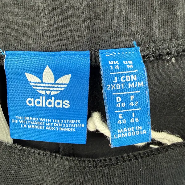 Adidas Size Medium Black White Leggings Athletic Activewear Pants - Image 5